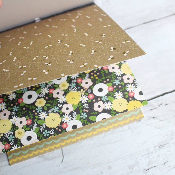 Pebbles Scrapbook Cardstock Paper Pad 6" x 6" Spring Fling 36 Sheets - Picture 4 of 14